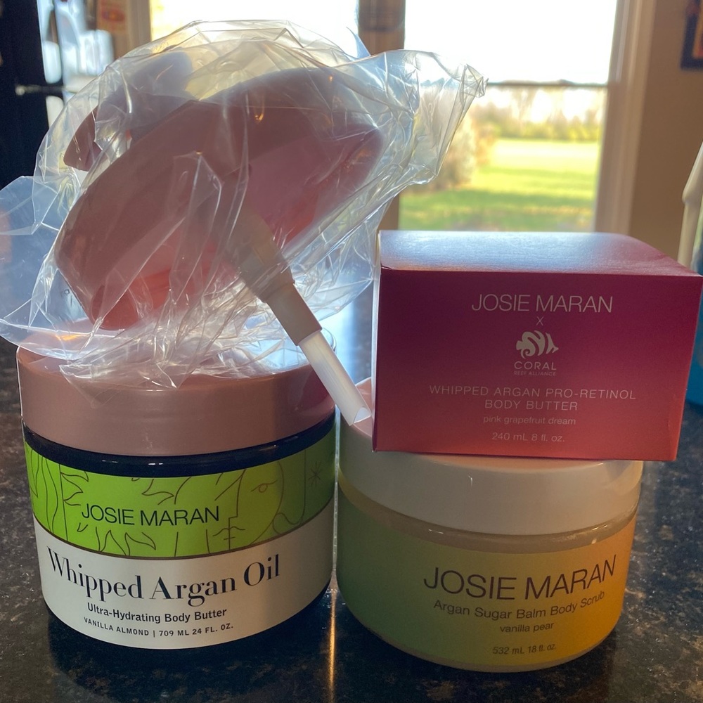 Lot of Josie Maran products - all new and unopened!